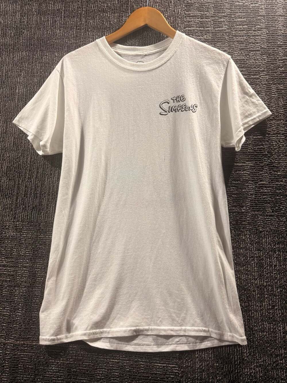 The Simpsons El Barto Graffiti White Graphic T-Shirt Size S